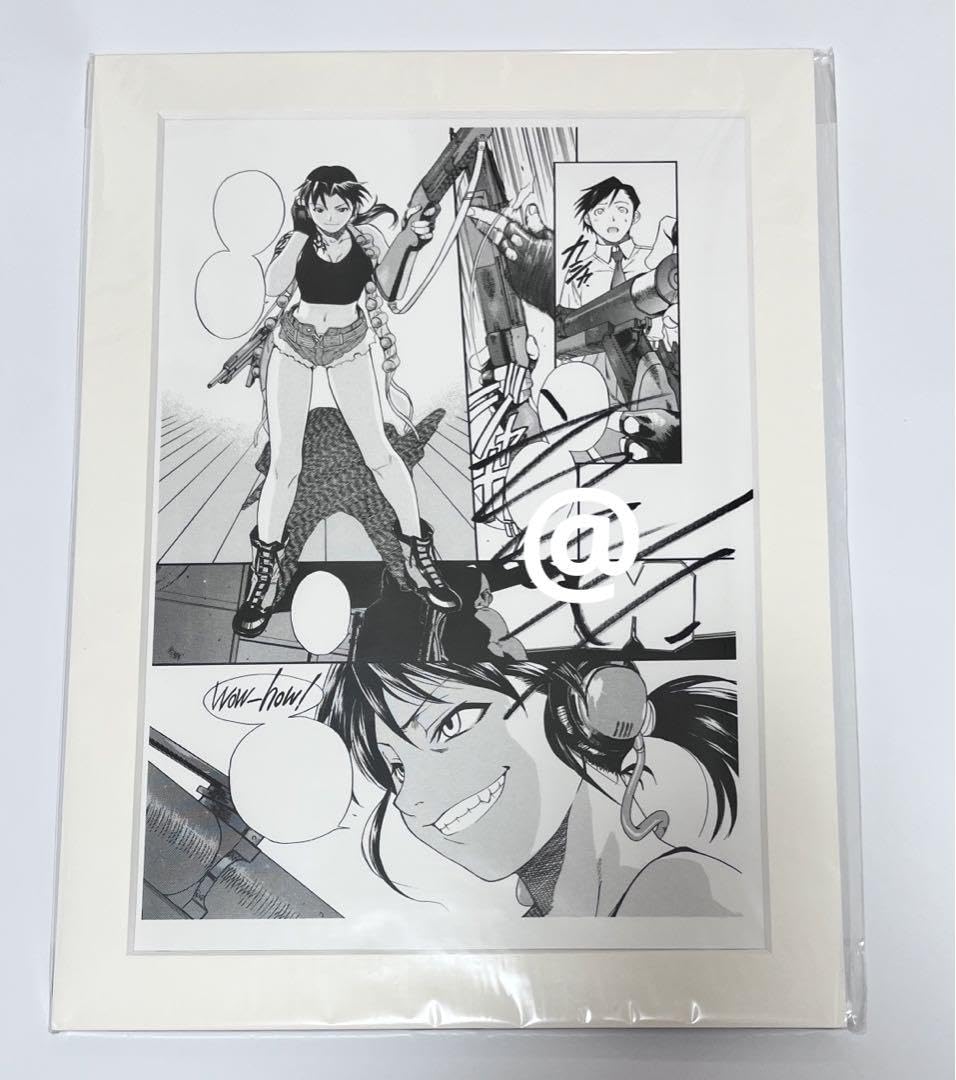 ブラックラグーン複製原画　直筆サイン入り Amazon.co.jp: 超レア品() ブラックラグーン レヴィ 直筆サイン